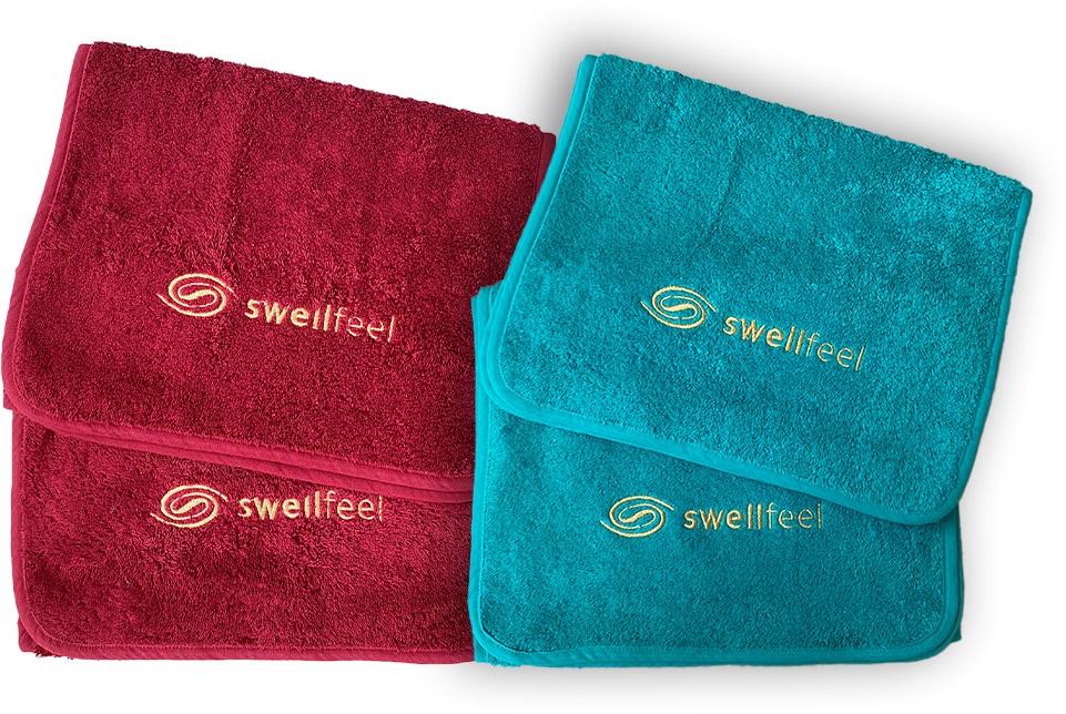 beautiful clean Handtuch Set 4tlg. 33x100cm von swellfeel® swellfeel